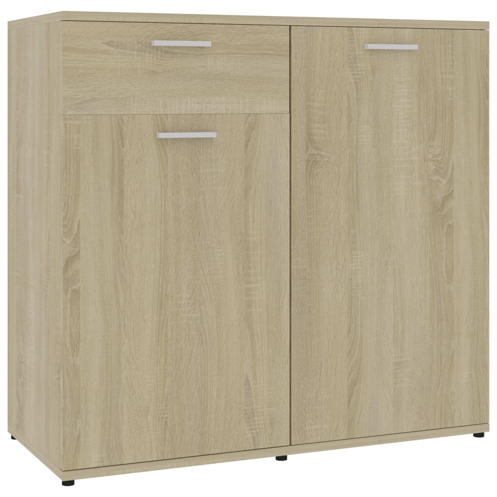 Sideboard Sonoma Oak 160x36x75 cm Chipboard